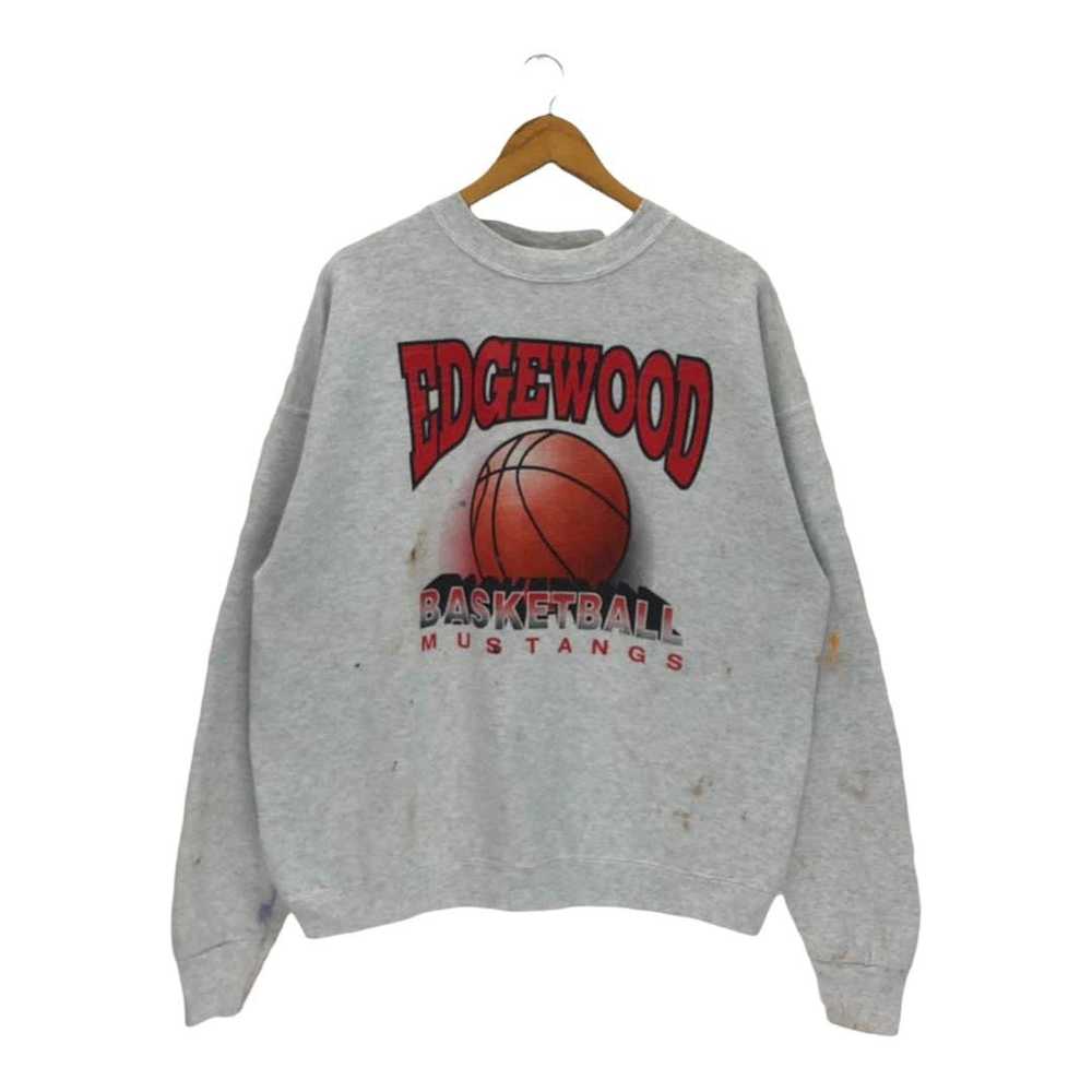 Vintage Edgewood Basketball Mustangs Sweatshirt - image 1