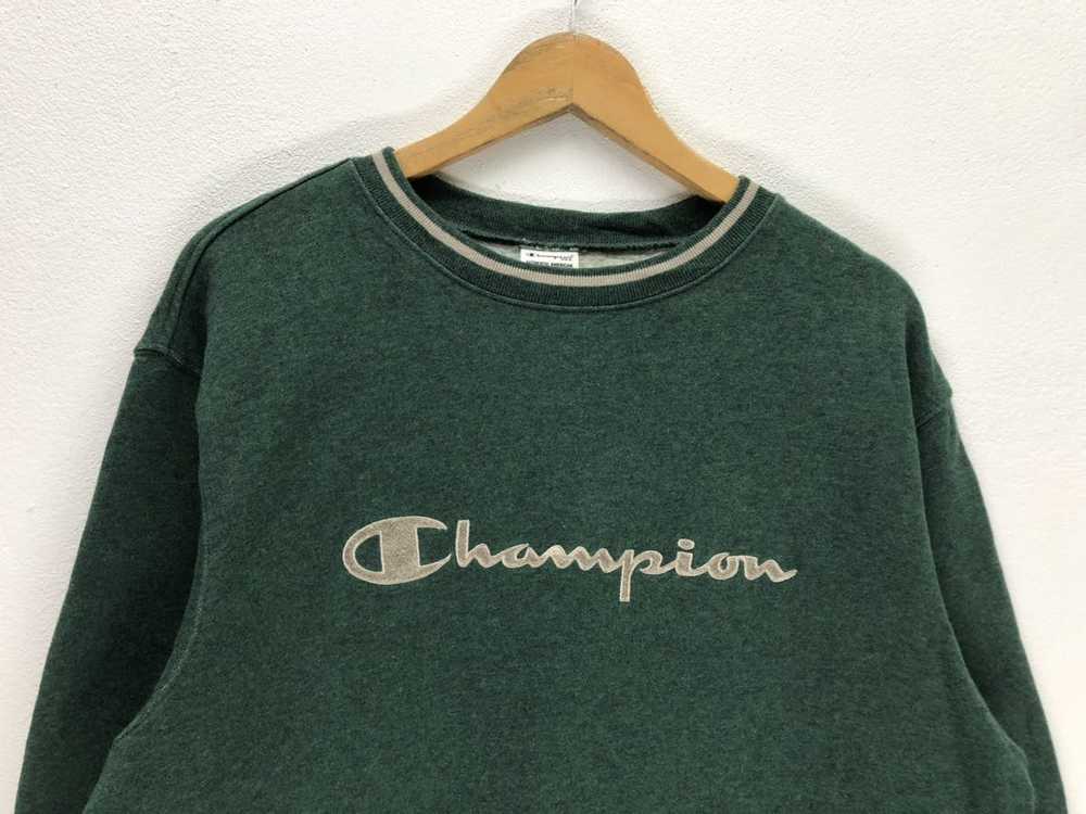 Vintage Champion Big Logo Spellout Sweatshirt - image 2