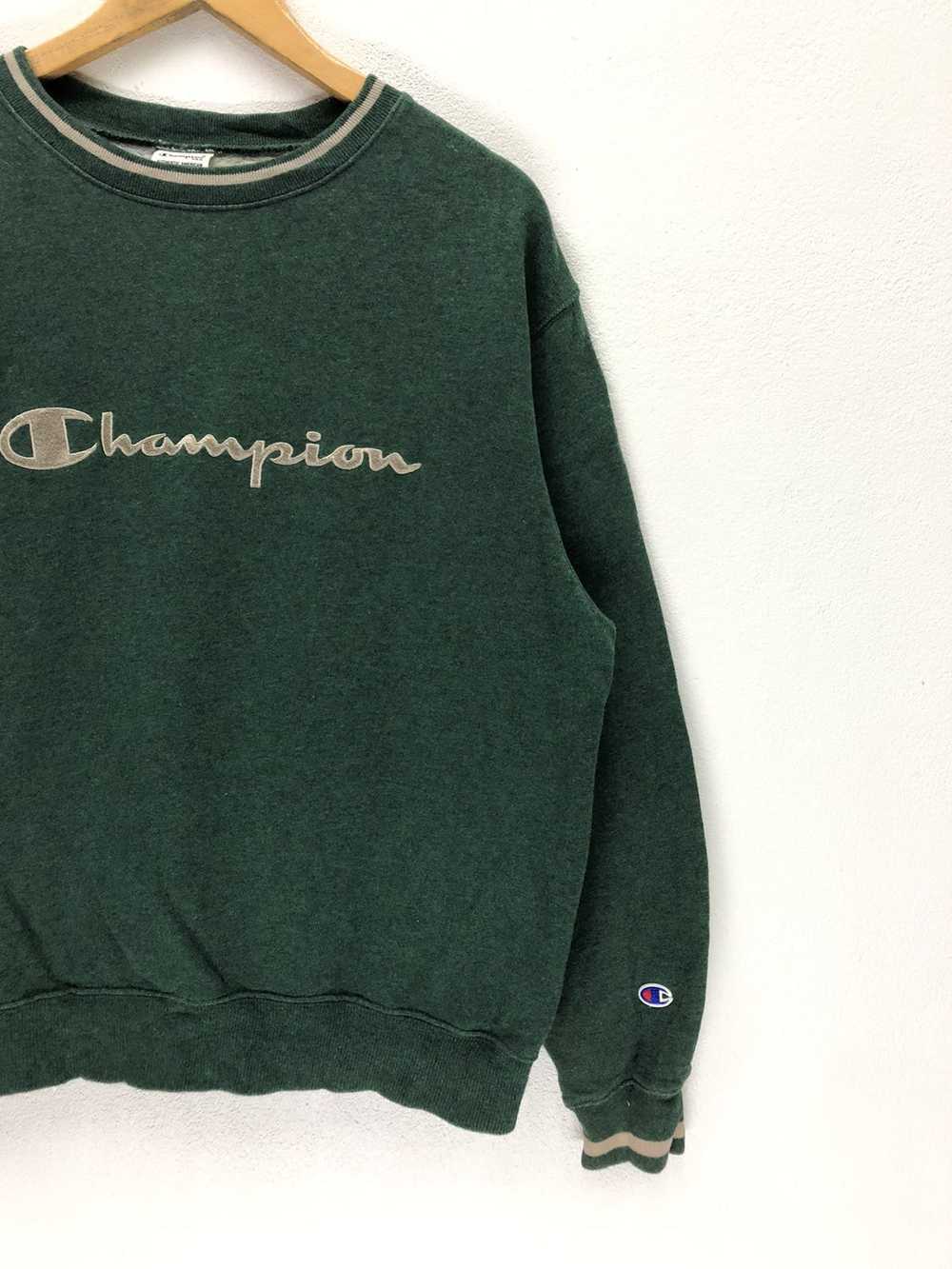 Vintage Champion Big Logo Spellout Sweatshirt - image 4