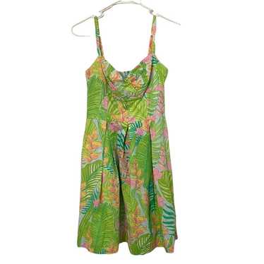 Lilly Pulitzer Dress Womens Size 4 Botanical Gard… - image 1