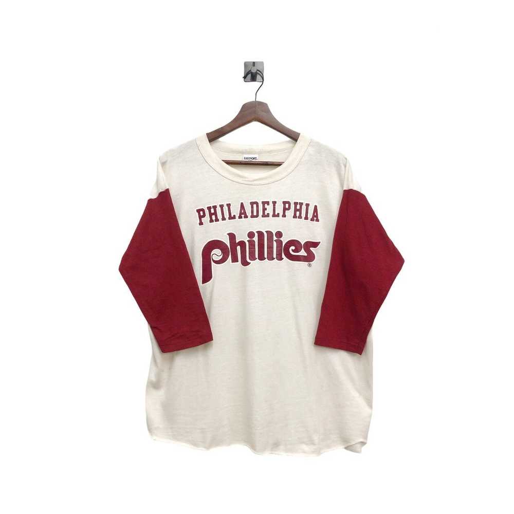 Vintage 80s Philadelphia Phillies Single Stitch - image 1