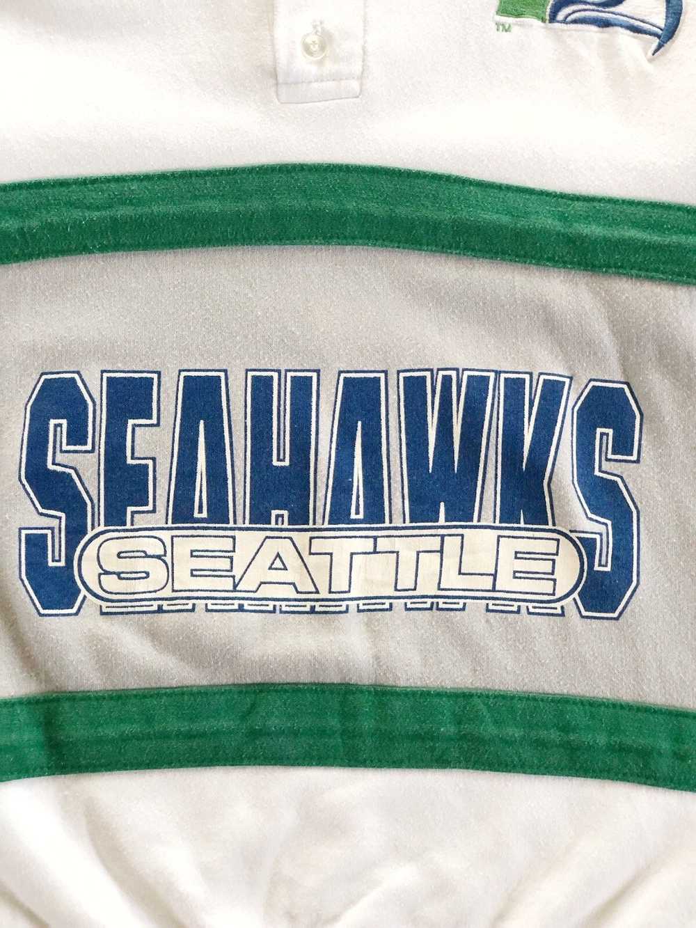 Logo 7 - Vintage 80s Seattle Seahawks Sweatshirt - image 4