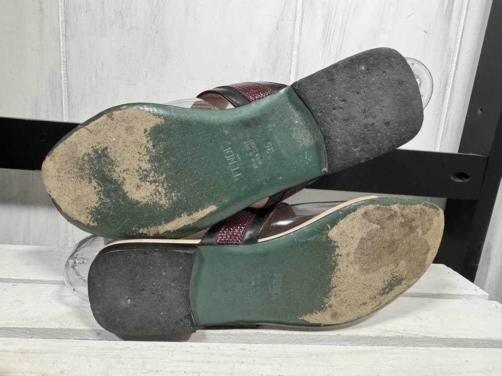 Fendi T Strap Thong Studded Sandals - image 8