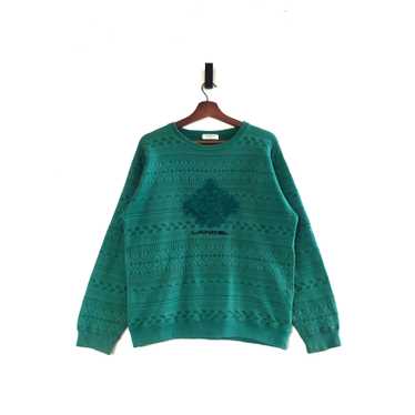 90s Lancel Paris Embroidery Big Logo Crewneck Swe… - image 1