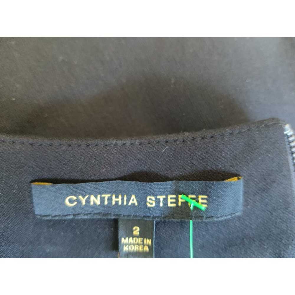 Cynthia Steffe Genuine Leather Black Mini Dress S… - image 11