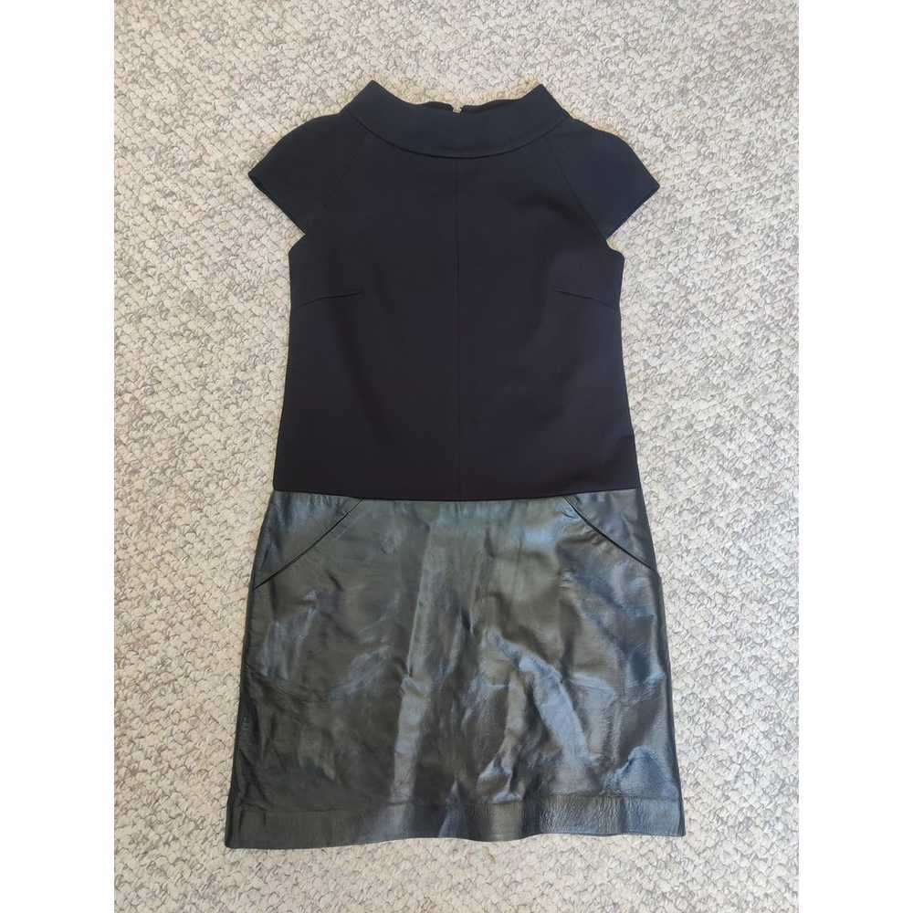 Cynthia Steffe Genuine Leather Black Mini Dress S… - image 4