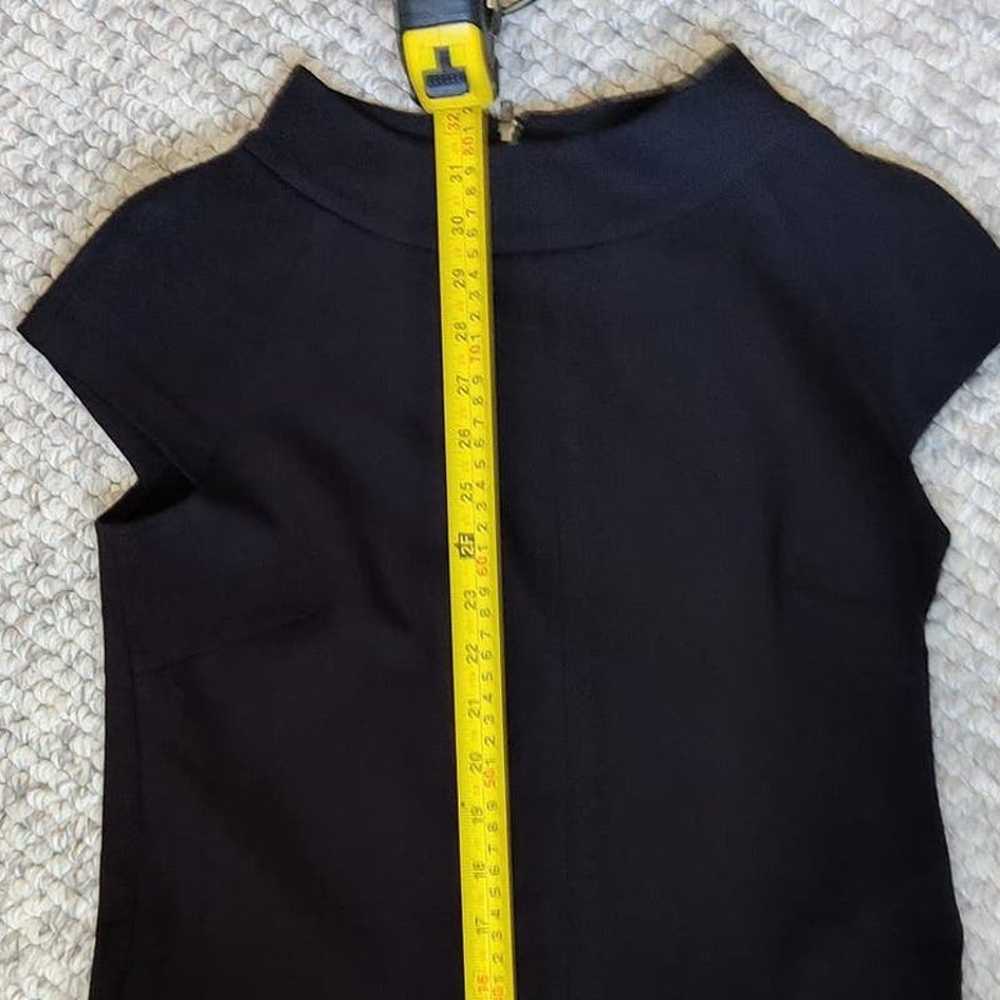Cynthia Steffe Genuine Leather Black Mini Dress S… - image 7