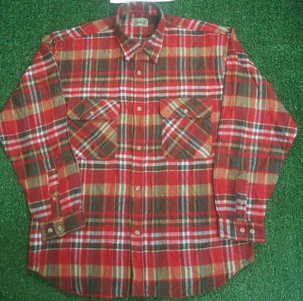 Vintage Uniqlo Wool Flannel Button Shirt - image 1