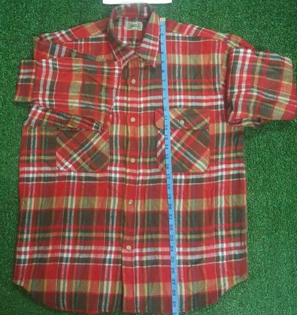 Vintage Uniqlo Wool Flannel Button Shirt - image 4