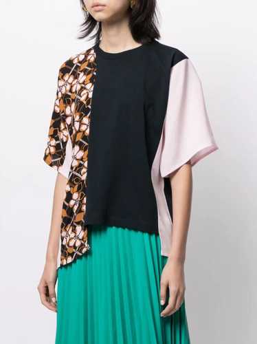 BNWT AW21 MARNI PANELLED FLORAL PRINT TSHIRT 42