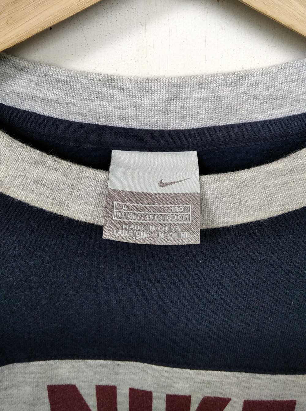 Vintage Nike Block Logo Men/Kids Longsleeve Knitw… - image 4