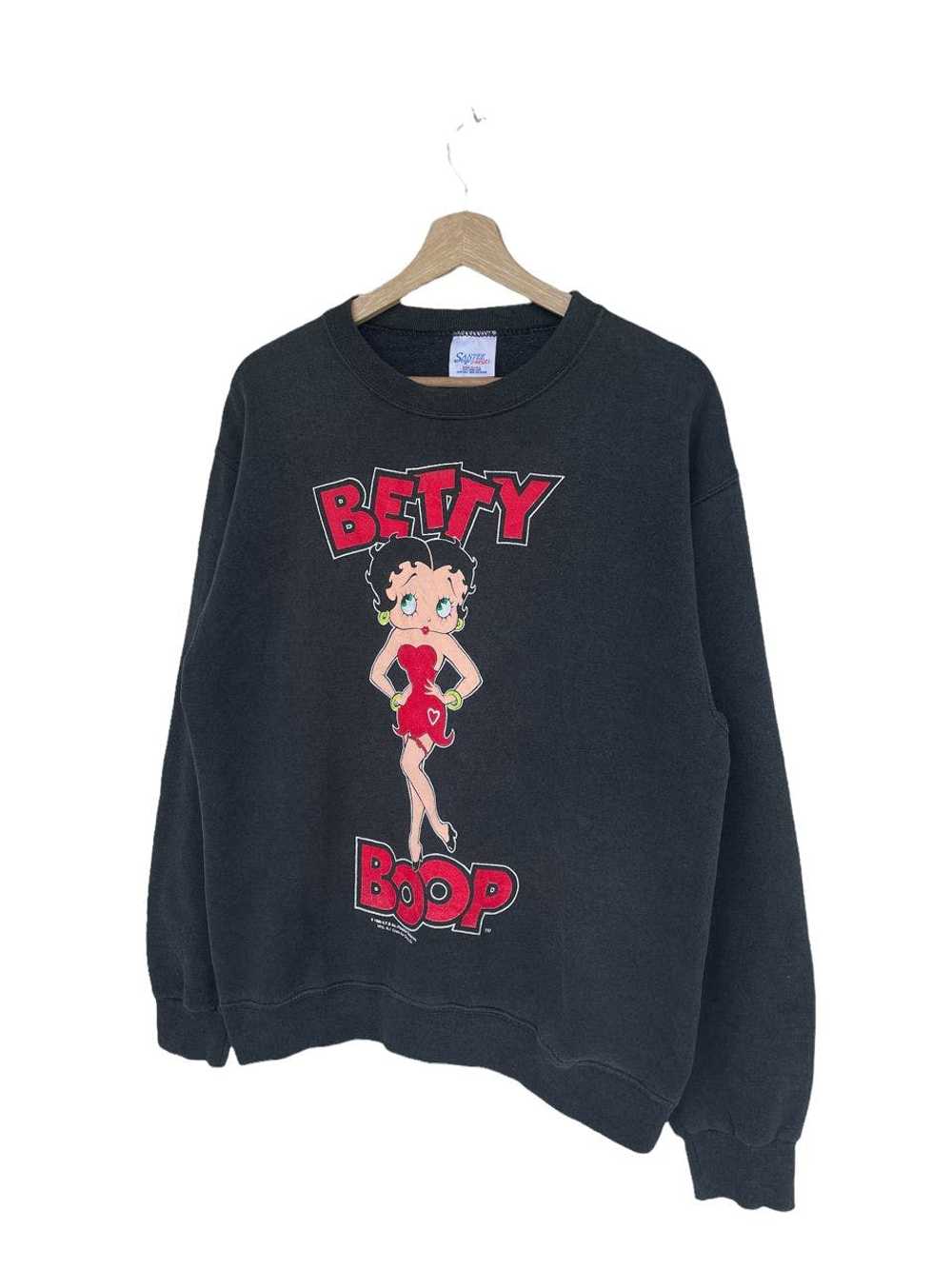 Vintage - Ver Rare Betty Boop Big Logo Crewneck S… - image 3