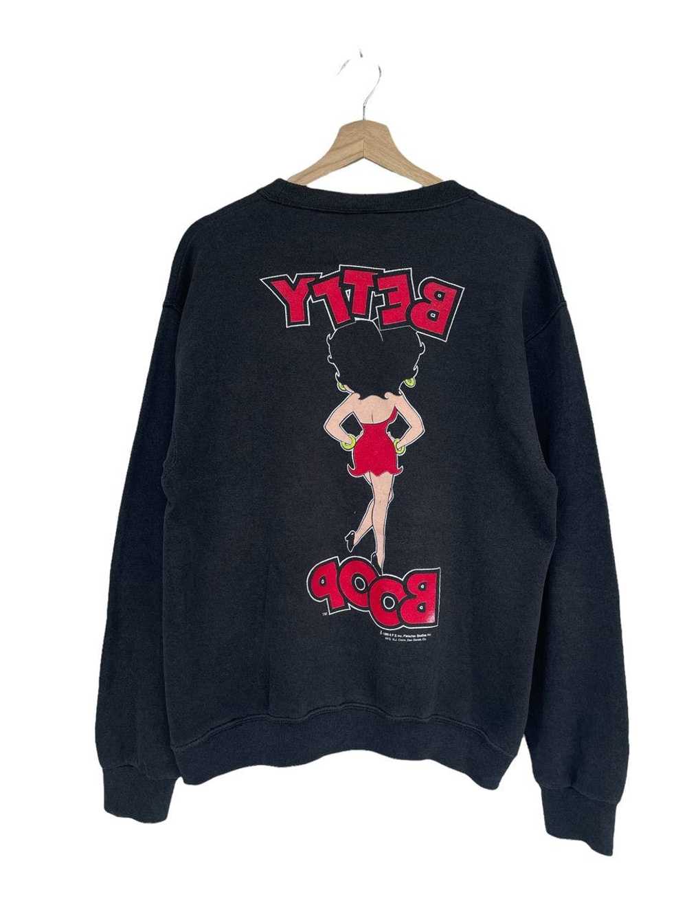 Vintage - Ver Rare Betty Boop Big Logo Crewneck S… - image 4