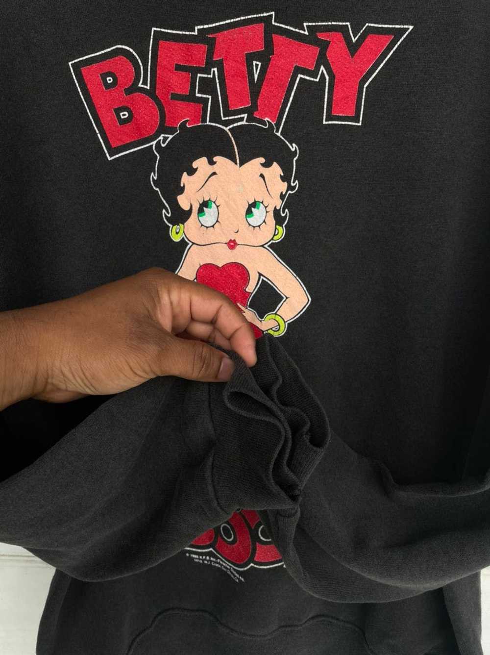 Vintage - Ver Rare Betty Boop Big Logo Crewneck S… - image 6