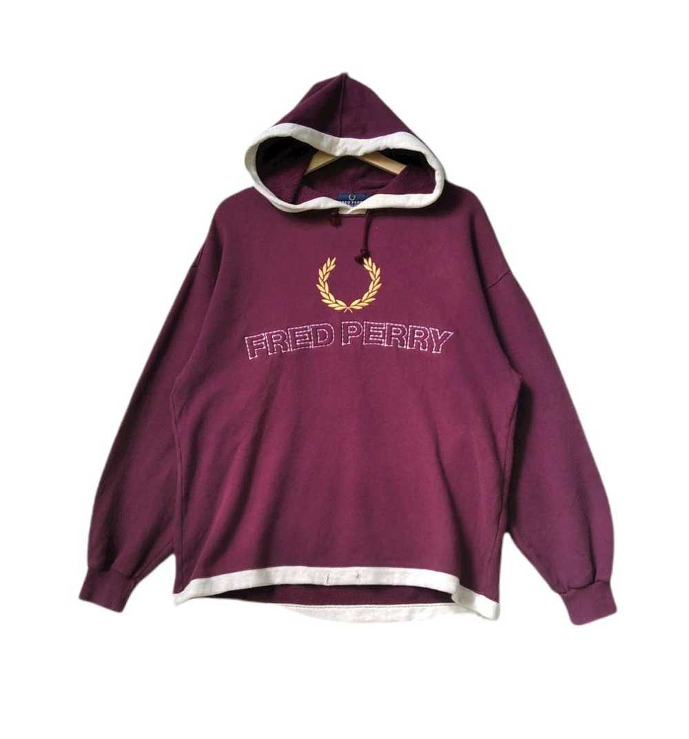 Vintage90s Fred Perry Oversize Hoodie Sweatshirt