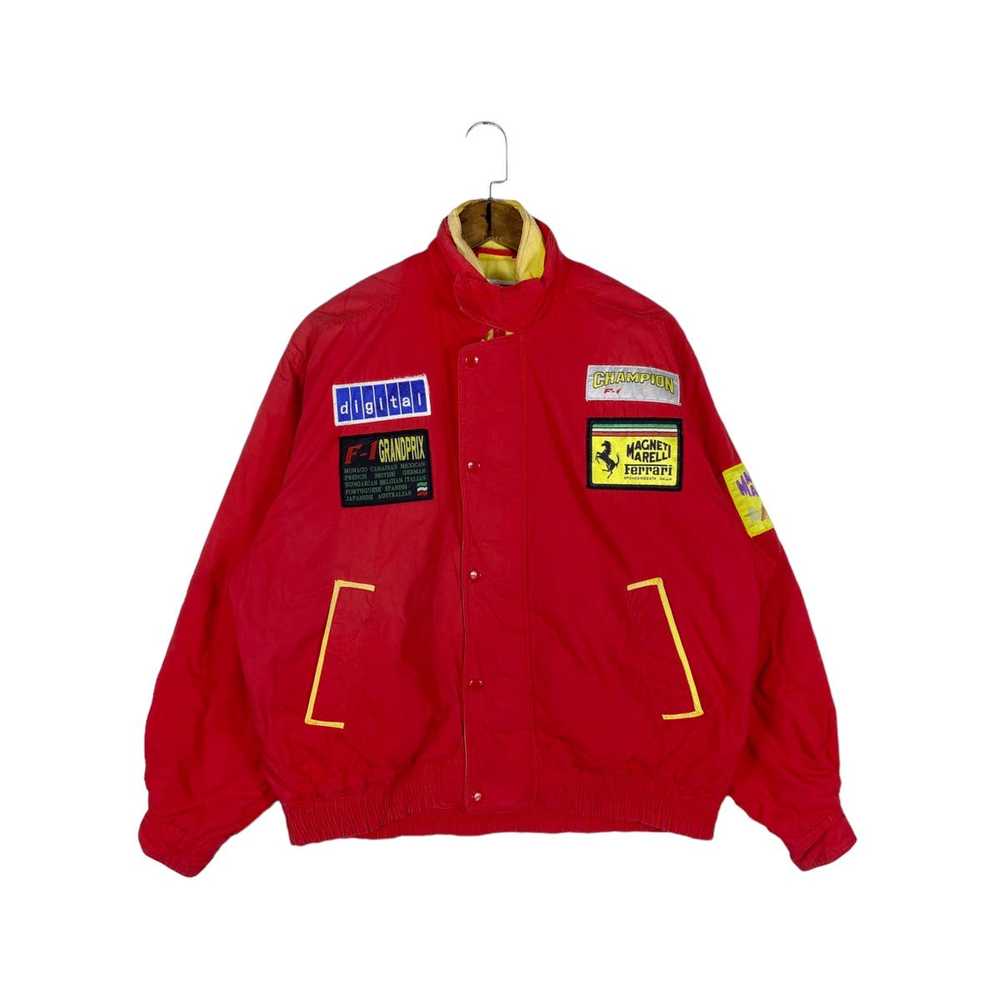 Vintage 90s Magneti Marelli Ferrari Bomber Jacket - image 1