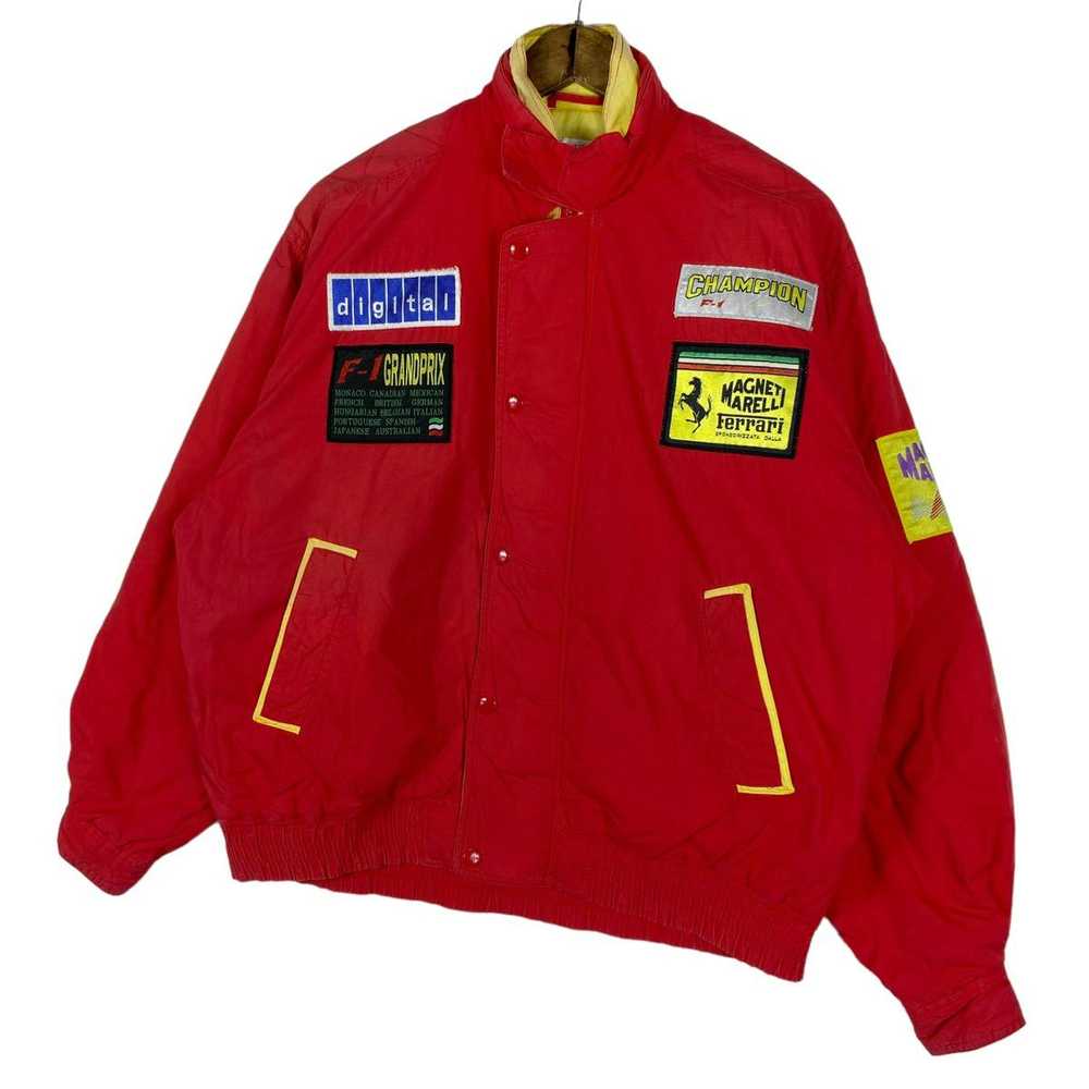 Vintage 90s Magneti Marelli Ferrari Bomber Jacket - image 3