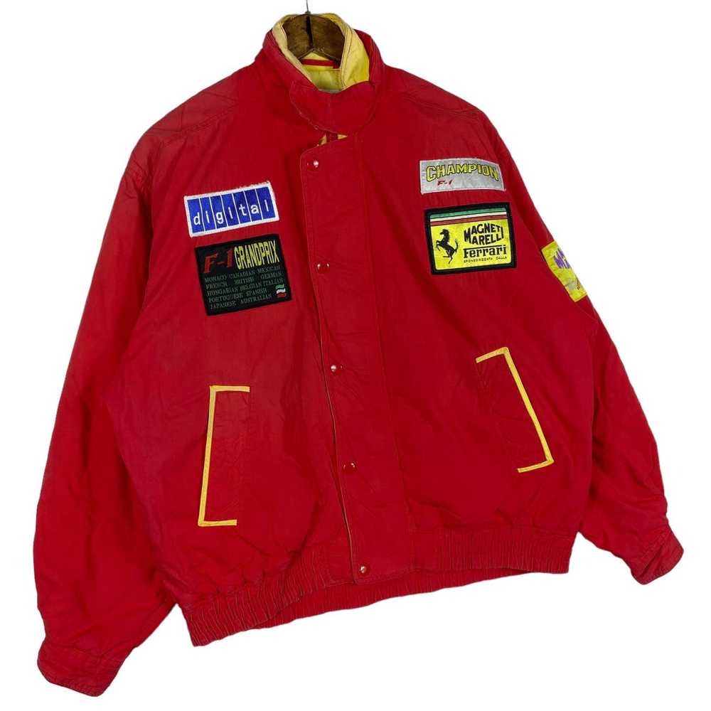 Vintage 90s Magneti Marelli Ferrari Bomber Jacket - image 5