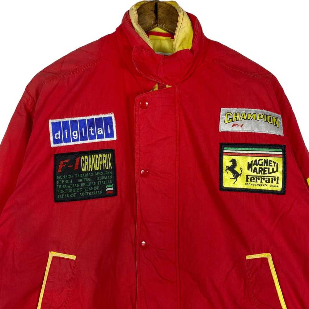 Vintage 90s Magneti Marelli Ferrari Bomber Jacket - image 6