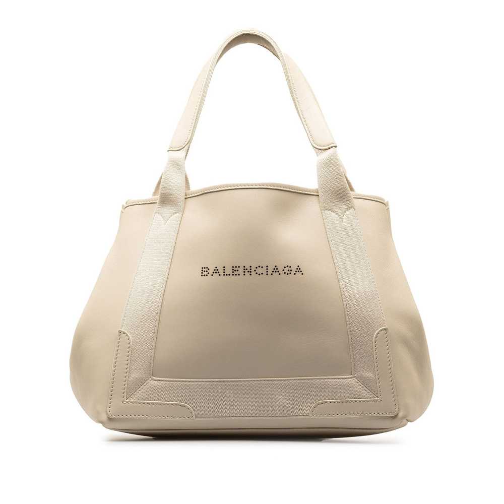 Balenciaga BALENCIAGA Small Navy Cabas Handbag - image 1