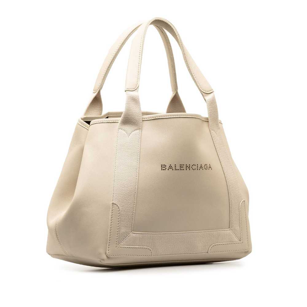 Balenciaga BALENCIAGA Small Navy Cabas Handbag - image 2