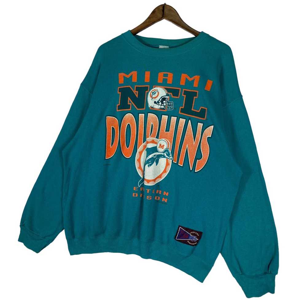 Vintage 1992 Miami Dolphins Sweatshirt - image 3