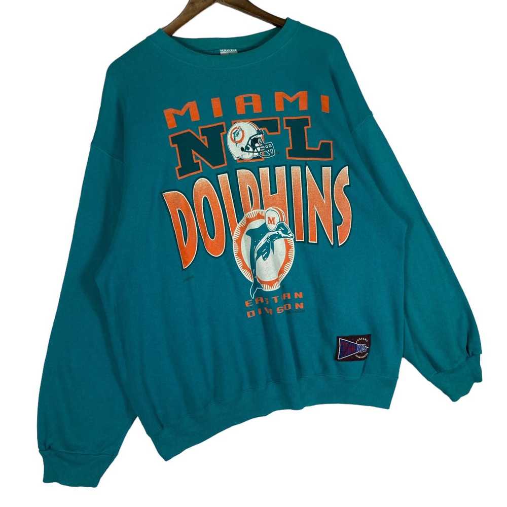 Vintage 1992 Miami Dolphins Sweatshirt - image 4