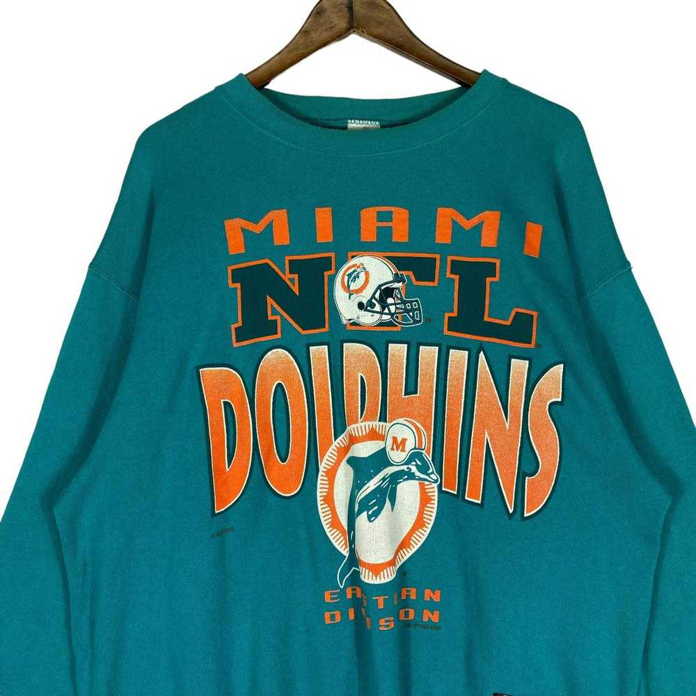 Vintage 1992 Miami Dolphins Sweatshirt - image 5