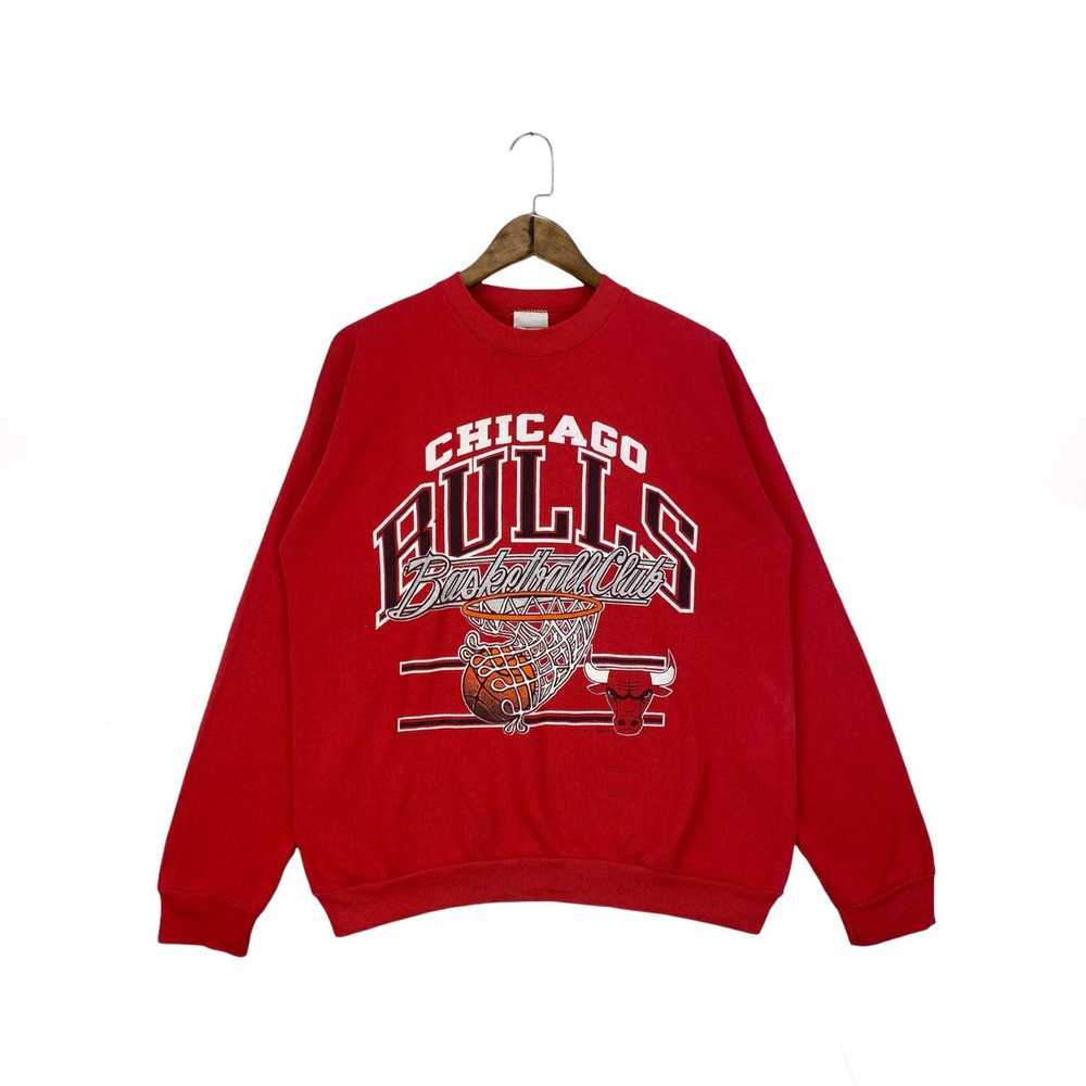 Vintage 1990 Chicago Bulls Basketball Club Sweats… - image 1