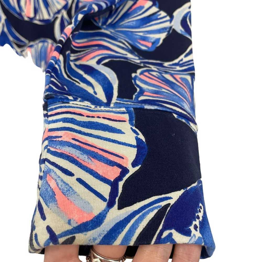 Lilly Pulitzer Skipper Popover Dress Navy Blue Re… - image 4