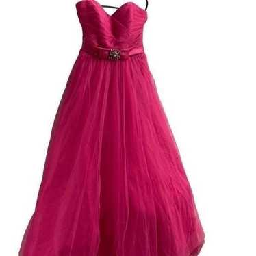 Niki By Alfred Angelo Formal Gown Prom Dress Fusch