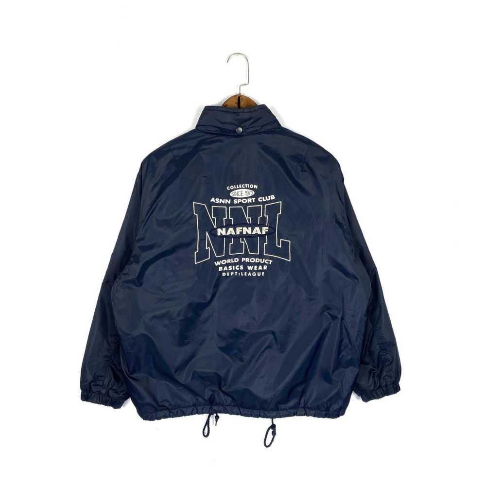 Designer - Vintage Naf Naf Paris Navy Blue Coach … - image 1