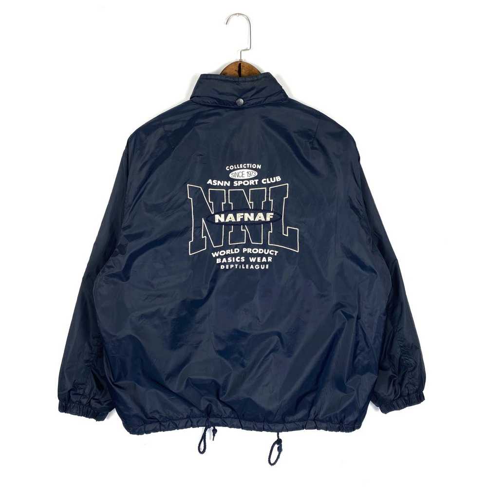 Designer - Vintage Naf Naf Paris Navy Blue Coach … - image 3