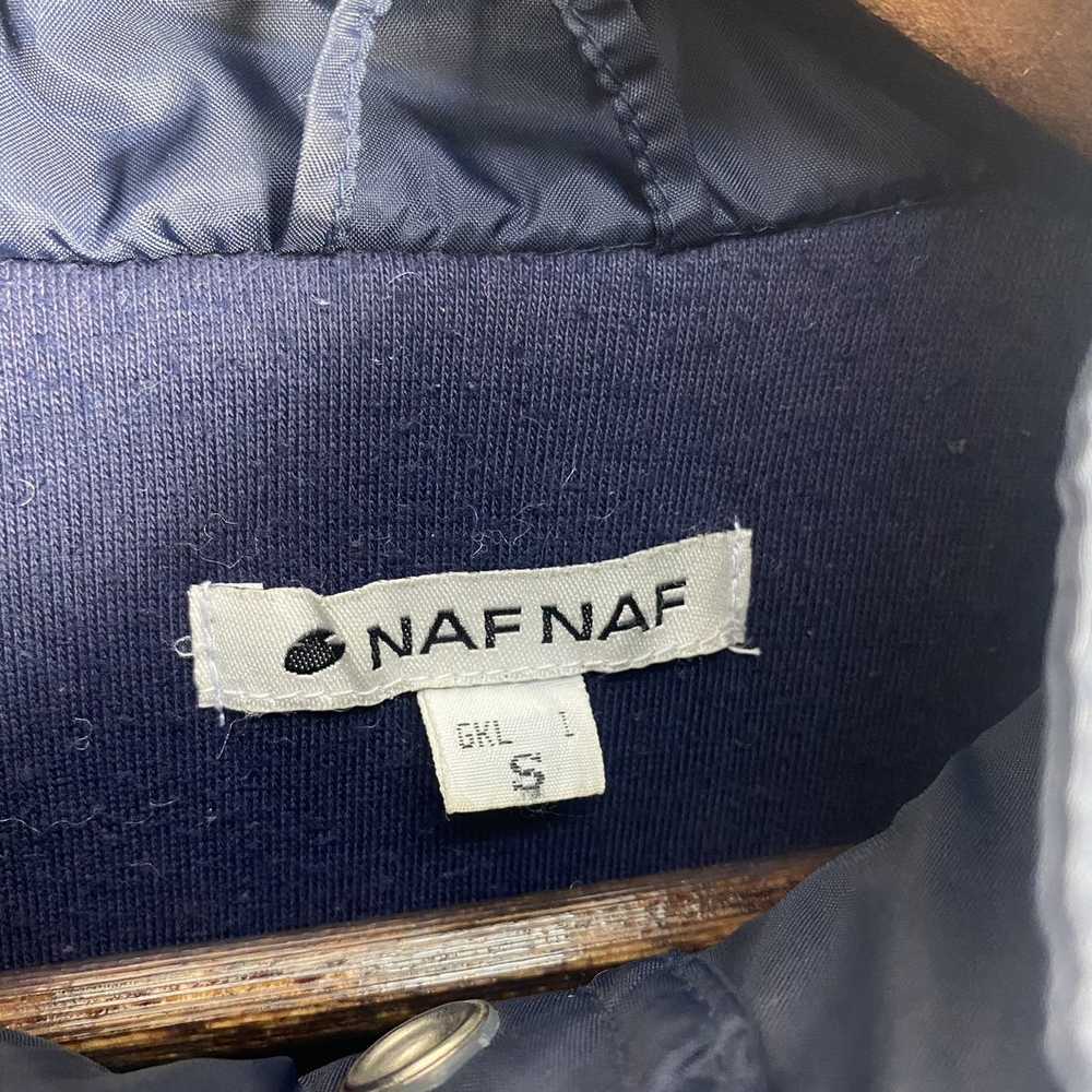 Designer - Vintage Naf Naf Paris Navy Blue Coach … - image 6