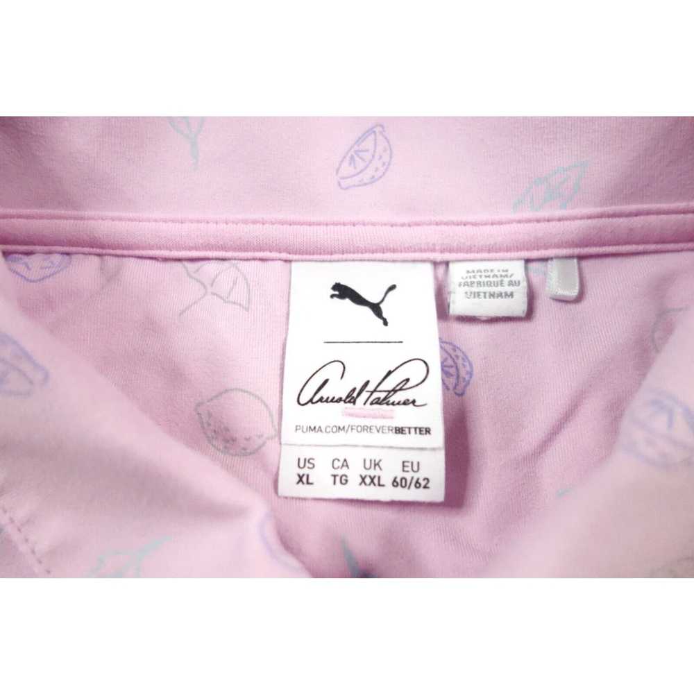 Puma Puma Polo Shirt Mens XL Pink Short Sleeve Ar… - image 3
