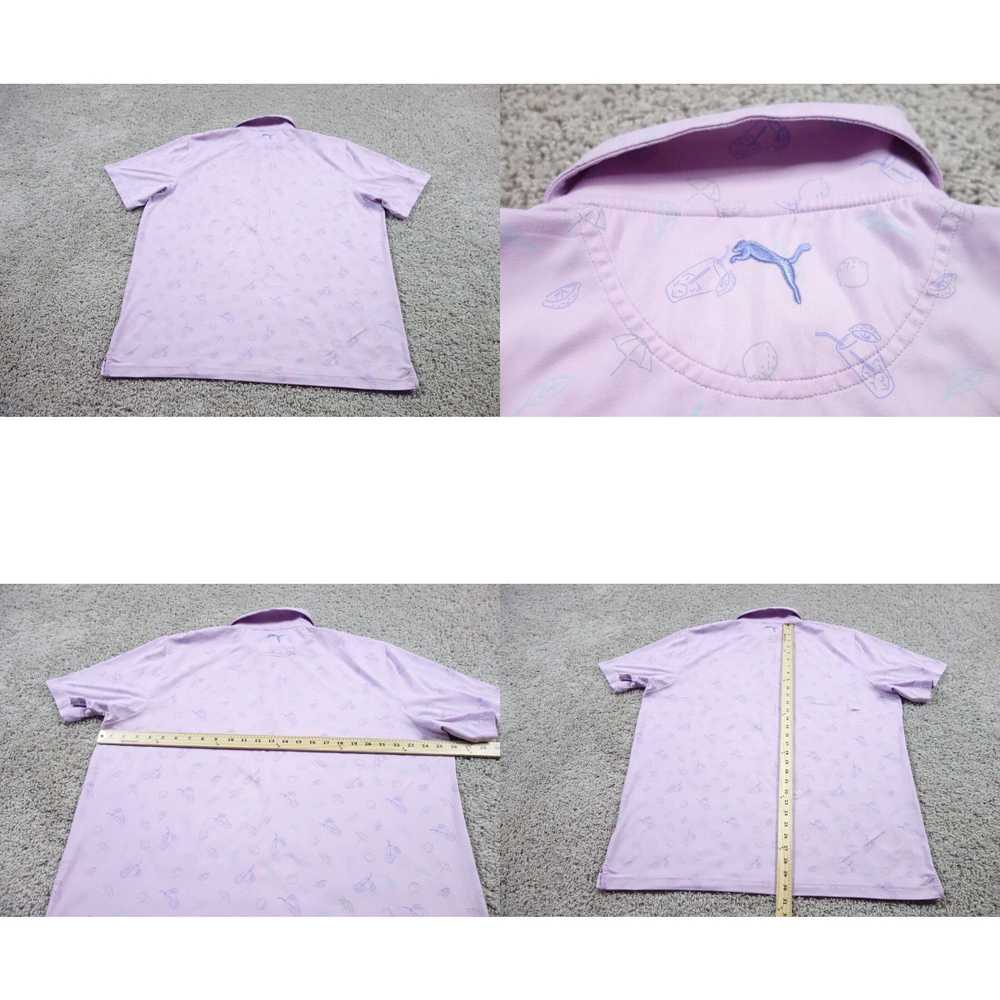 Puma Puma Polo Shirt Mens XL Pink Short Sleeve Ar… - image 4