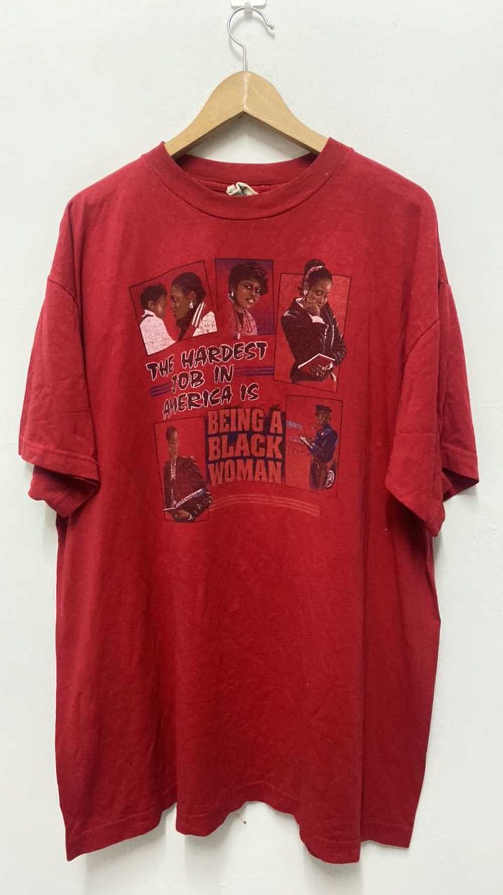 Vintage Being A Black Woman Tshirt The Hardest Jo… - image 2