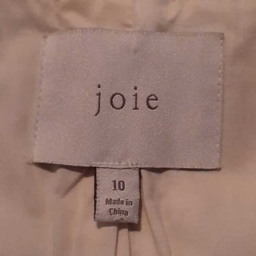 Joie Joie Cotton Ruffled Blazer - Plaid - White M… - image 4