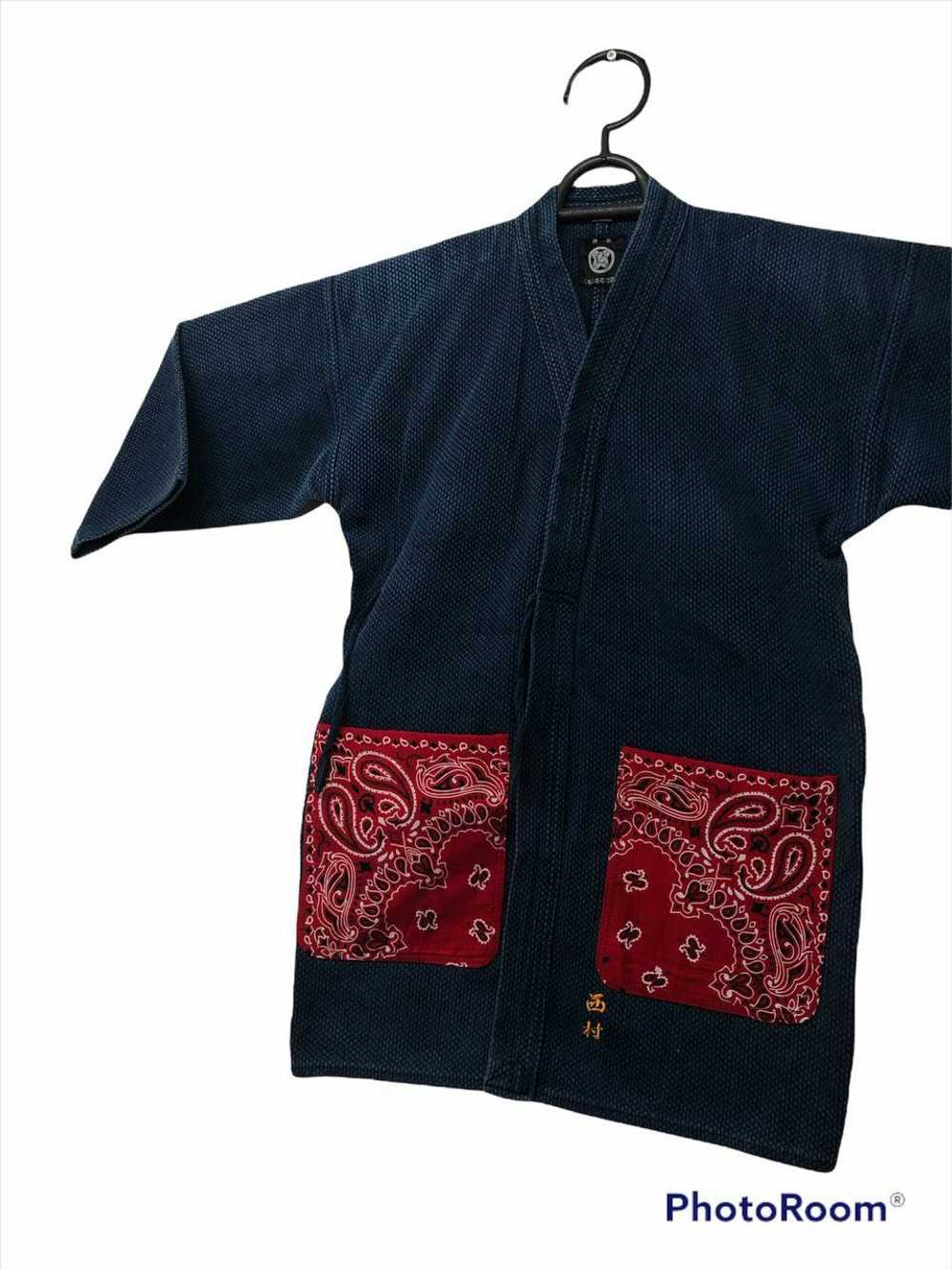 Japanese Brand - Dyed Kimono Japan Indigo Pocket … - image 2