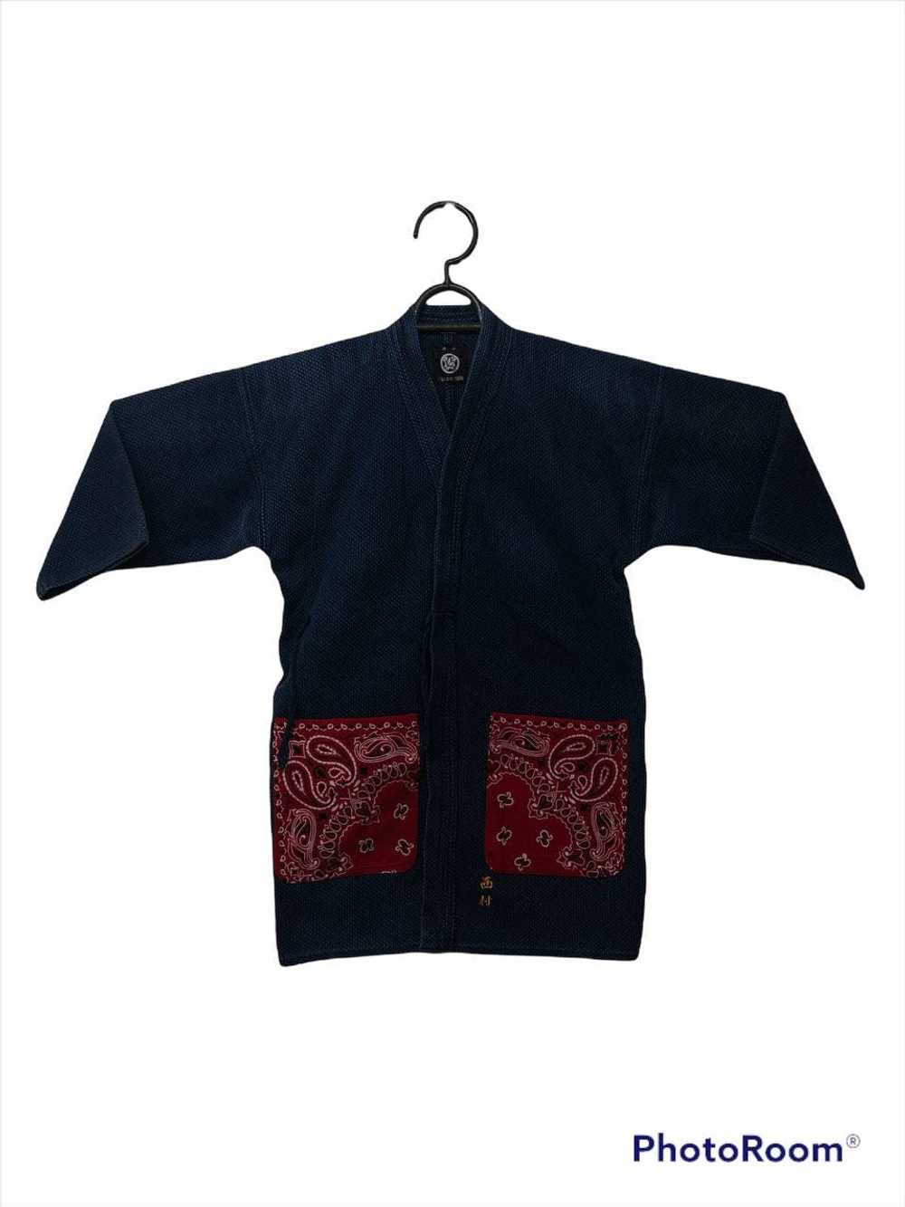 Japanese Brand - Dyed Kimono Japan Indigo Pocket … - image 3