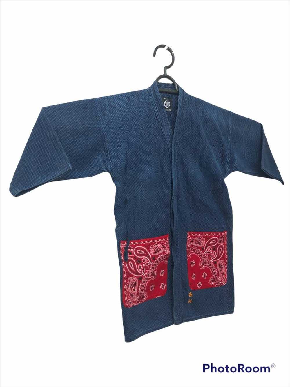 Japanese Brand - Dyed Kimono Japan Indigo Pocket … - image 4