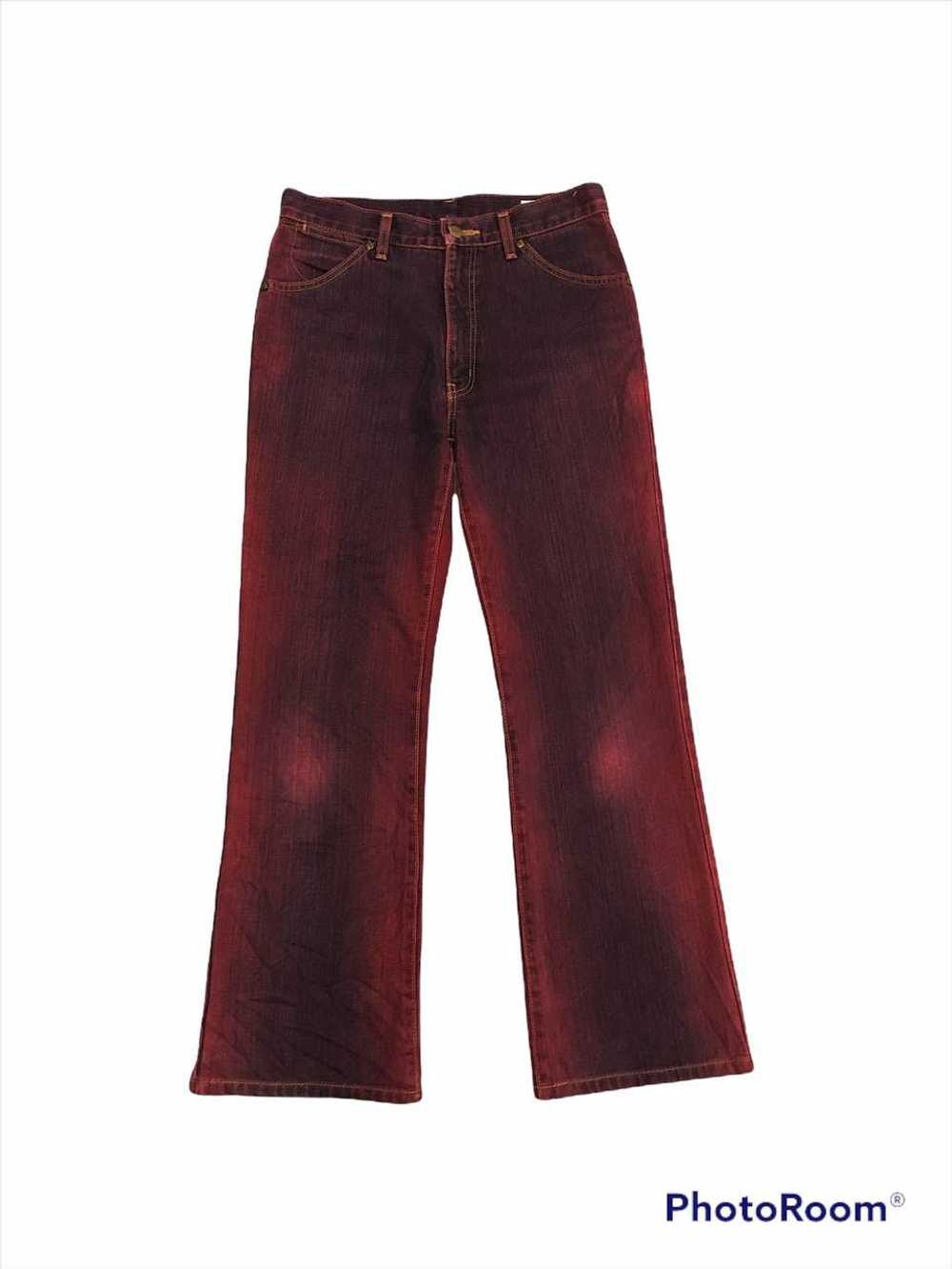 Vintage Wrangler Faded Marron Denim Pants - image 1