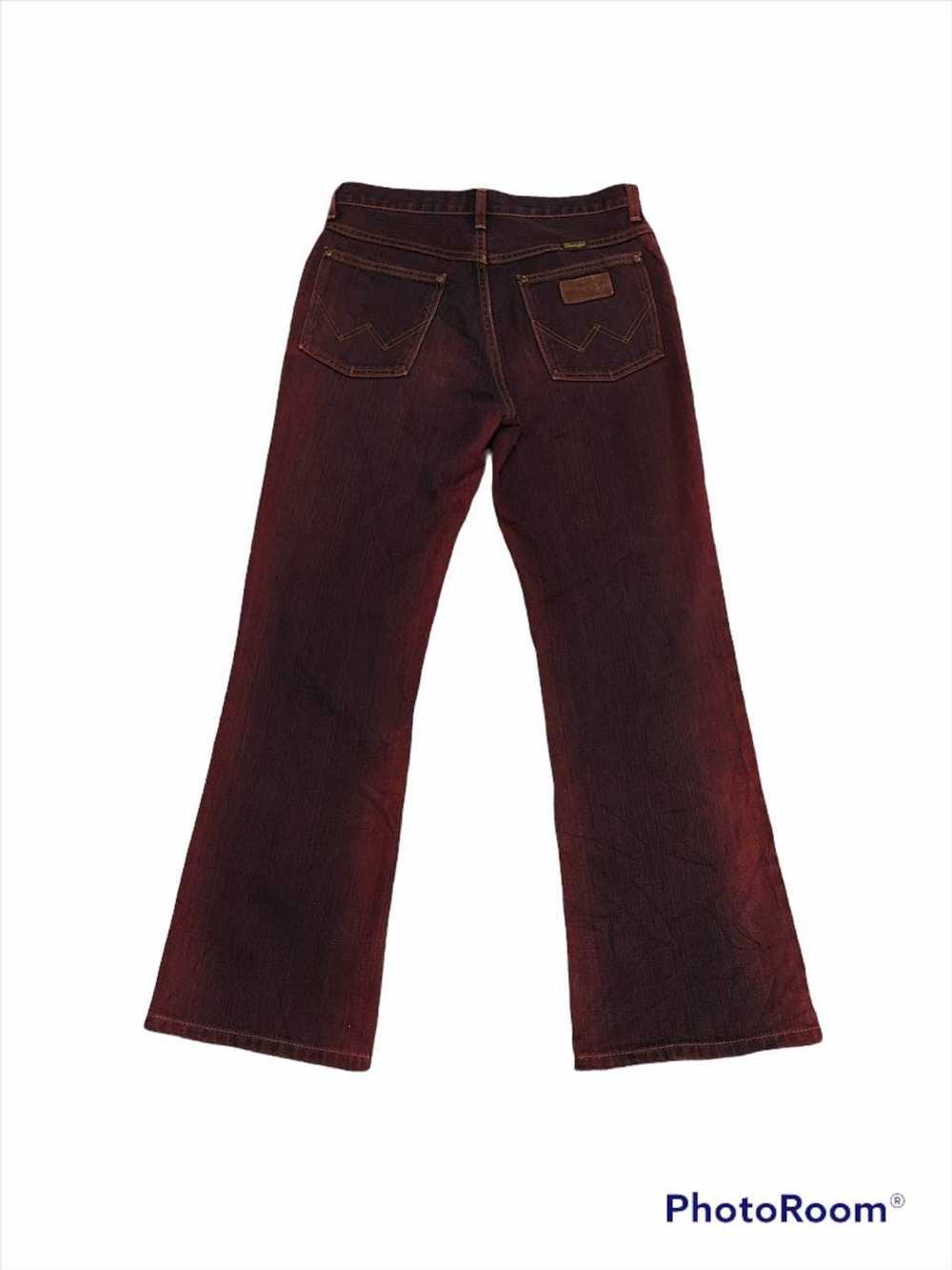 Vintage Wrangler Faded Marron Denim Pants - image 5