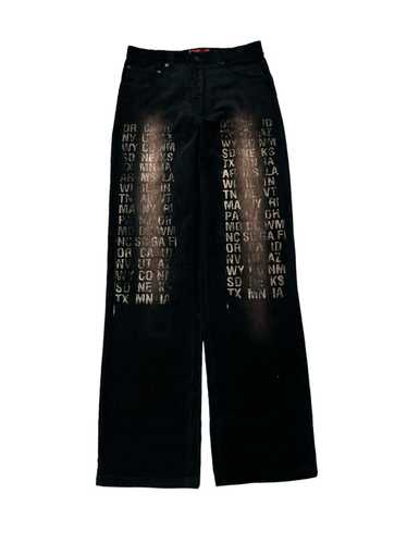 Vintage - BLACK FADED NYLAUS CODUROY PANT - image 1