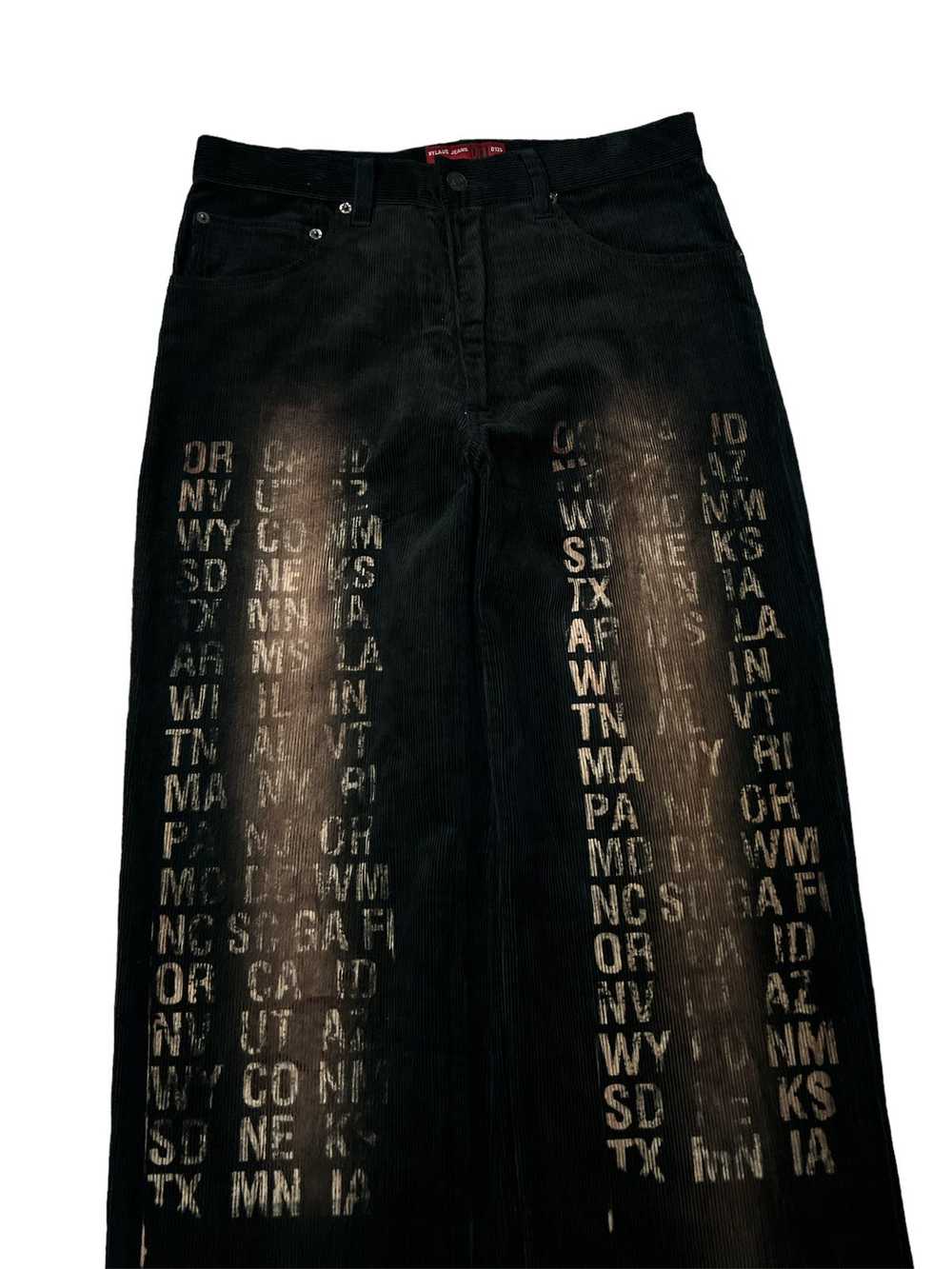 Vintage - BLACK FADED NYLAUS CODUROY PANT - image 2