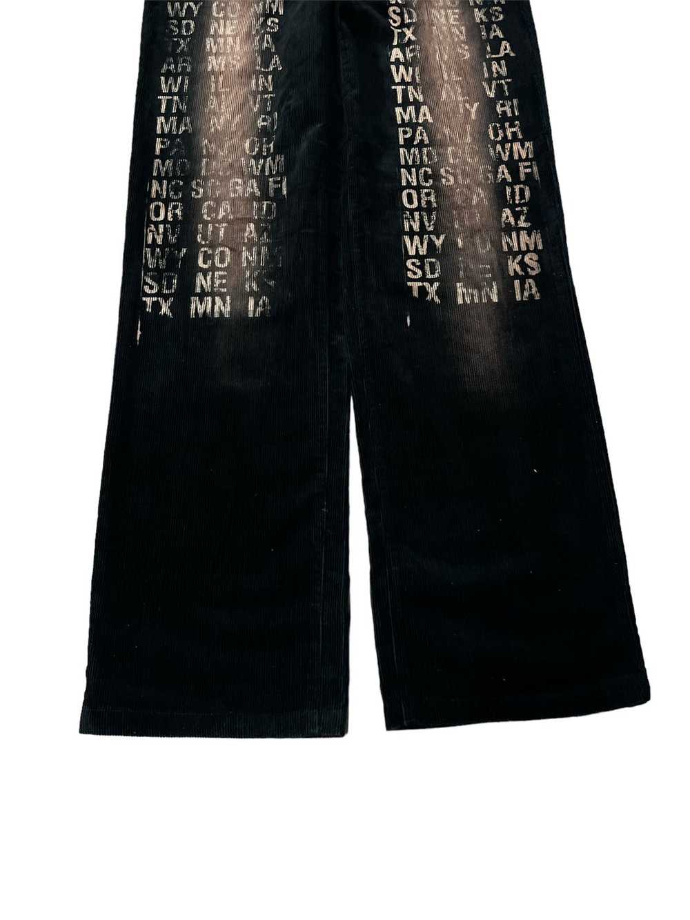 Vintage - BLACK FADED NYLAUS CODUROY PANT - image 3