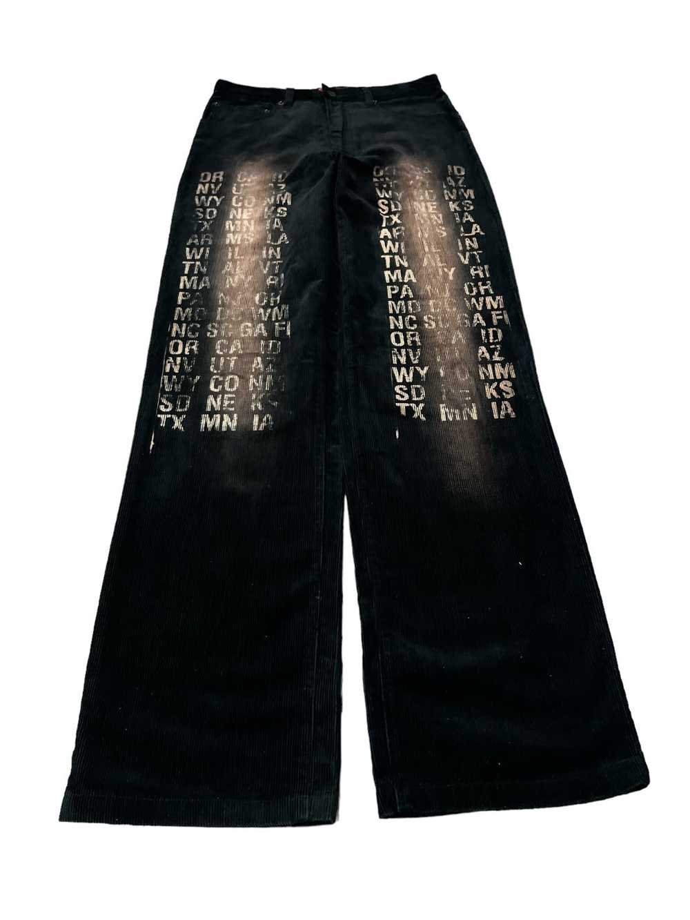 Vintage - BLACK FADED NYLAUS CODUROY PANT - image 4