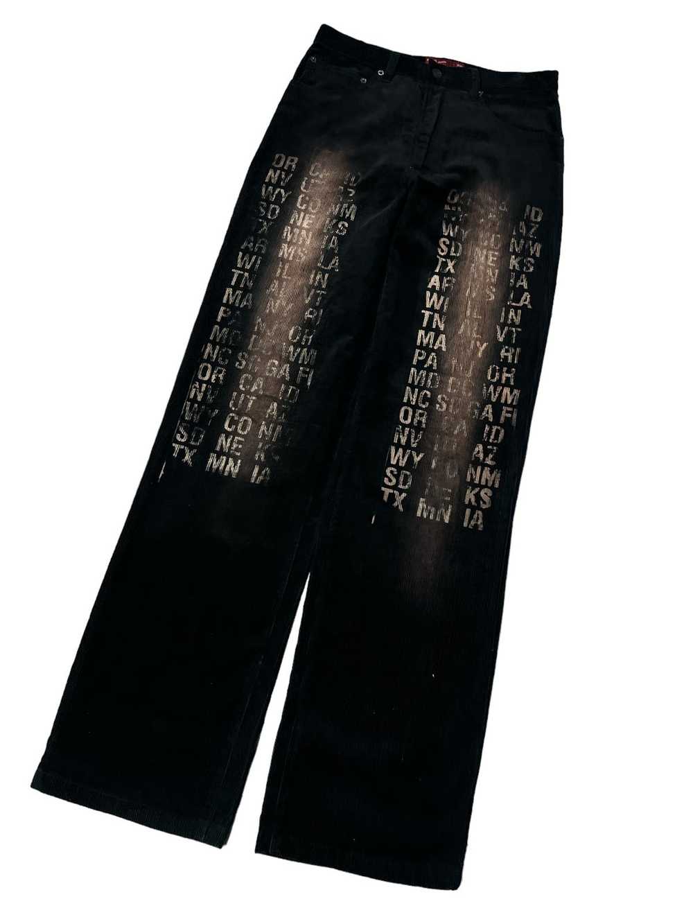 Vintage - BLACK FADED NYLAUS CODUROY PANT - image 5