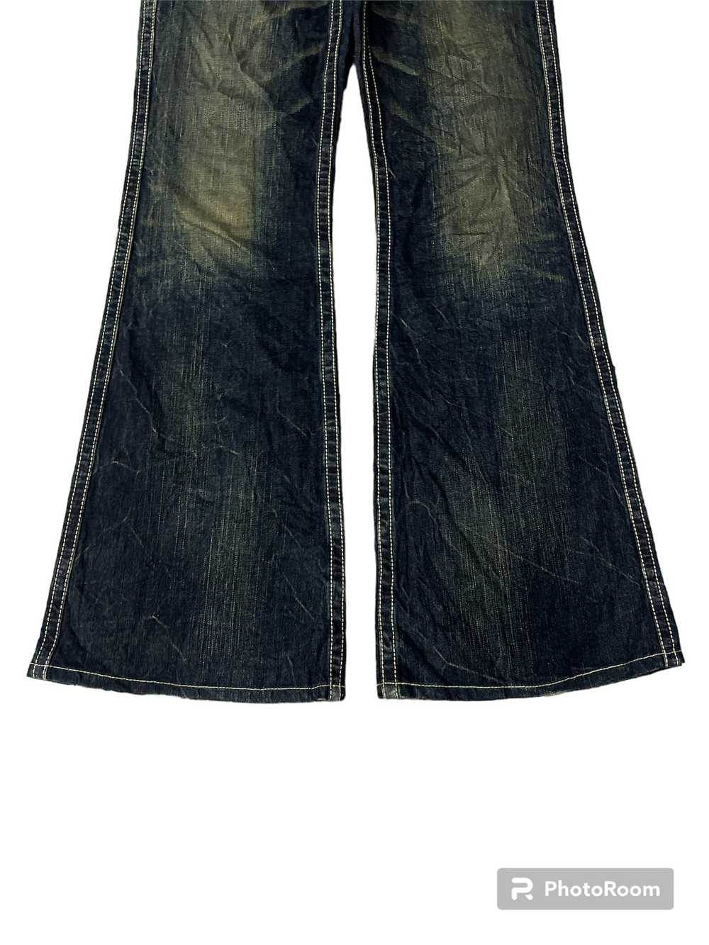 Japanese Brand - FLARED💥BRAPPERS DISTRESSED DENI… - image 3