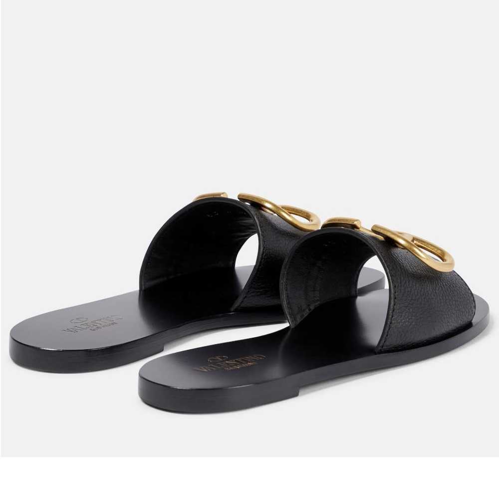 Valentino VLogo leather sandal - image 2